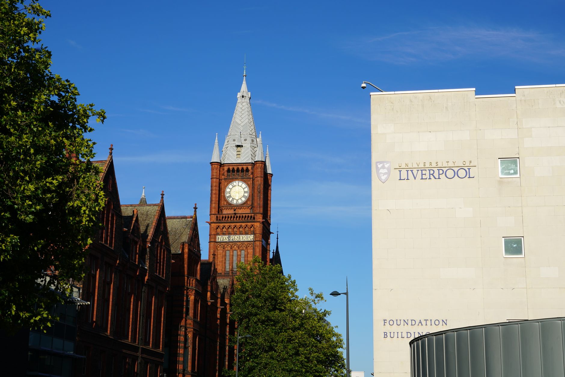 University of Liverpool: A Century of Academic Heritage at a British Red Brick, and the Pulse of the City - campus view